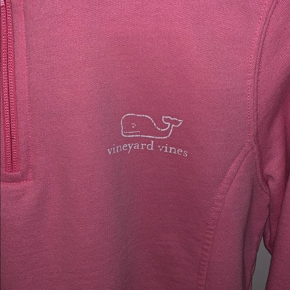 Pink Vineyard Vines 1/4 zip. Size XS - Picture 2 of 4